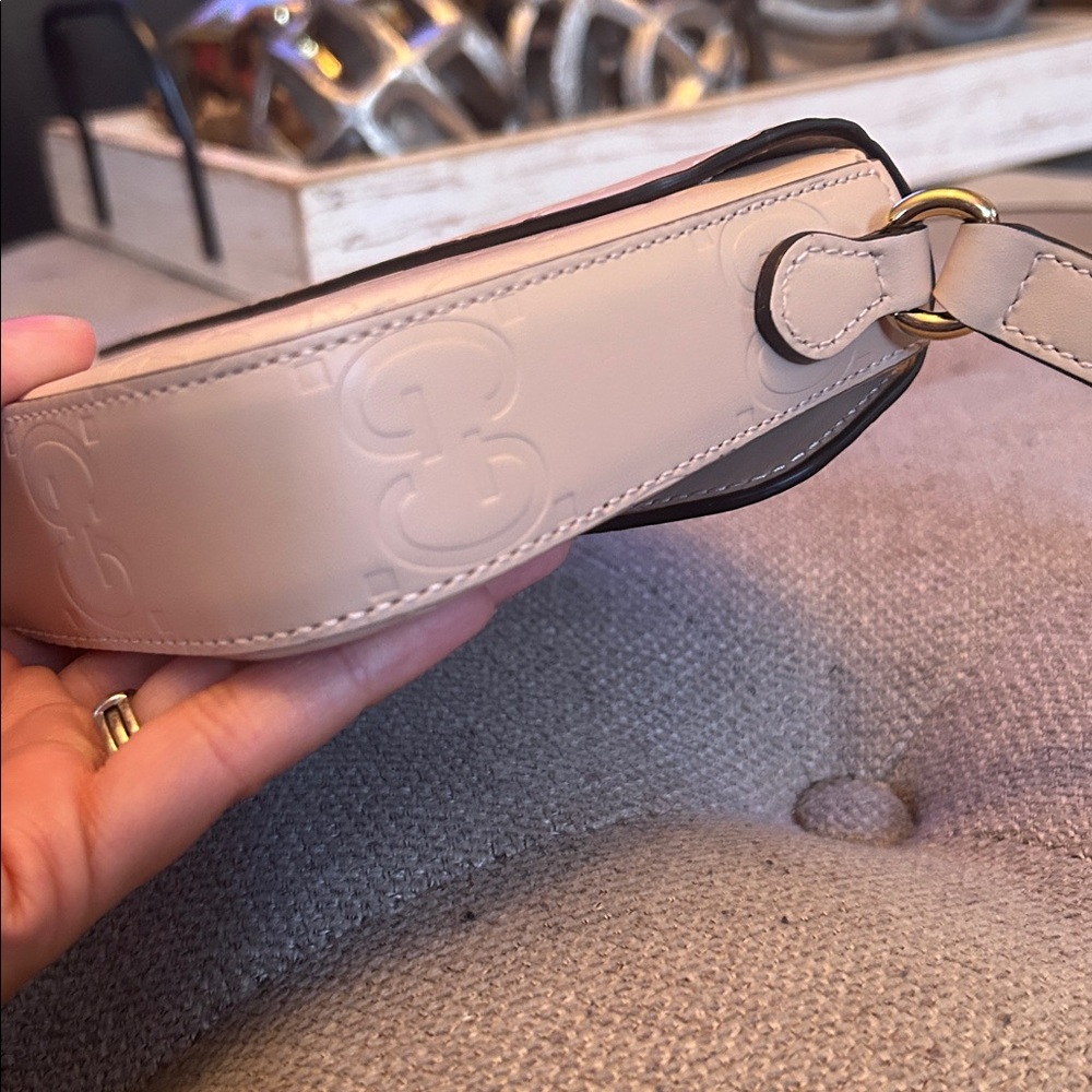 GUCCI Gilbert Calfskin GG Super Mini Shoulder Bag - Picture 6 of 14
